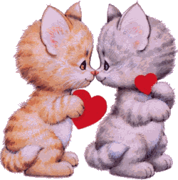 RÃ©sultat de recherche d'images pour "petit chat avec coeur"